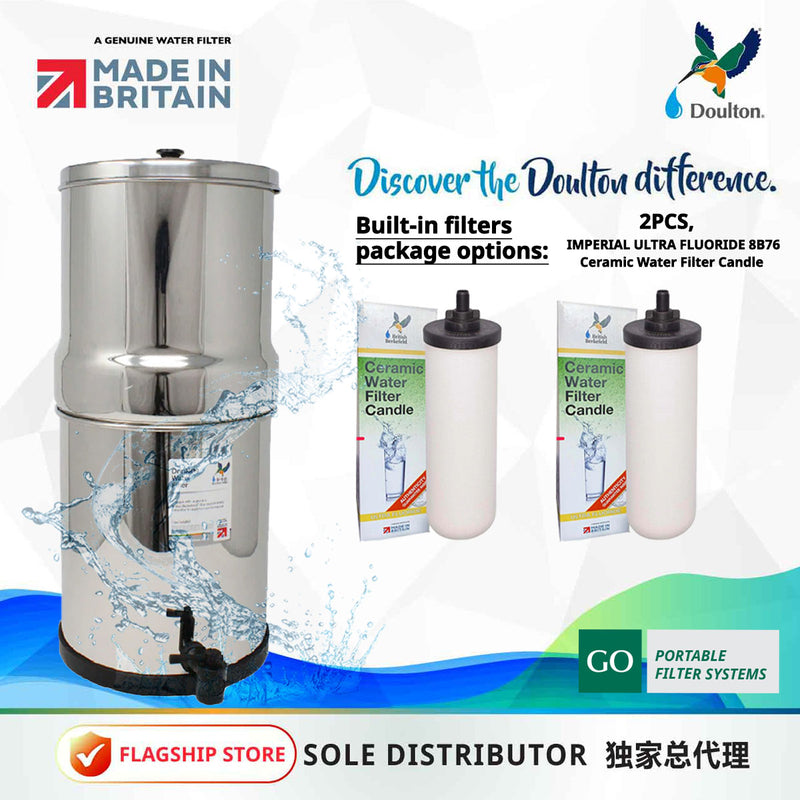 British Berkefeld® Stainless Steel Gravity System