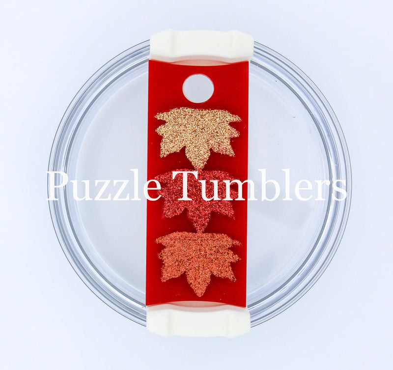 CUSTOM MOLD:  Engraved Leaf 40oz Tumbler Lid Plate Mold *May have a 14 Day Shipping Delay
