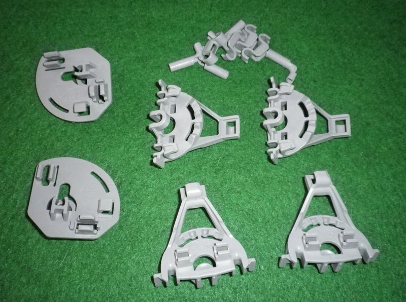 Bosch SGS, SGU Series Dishwasher Lower Basket Rack Clips (Pkt14) - Part # 418675