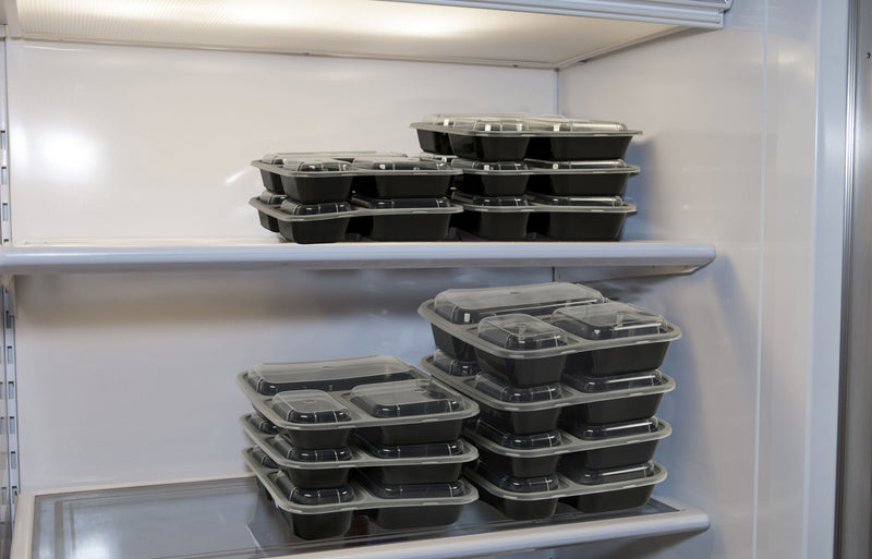 INEVIFIT | Meal Prep Containers 36 oz. 3-Compartment