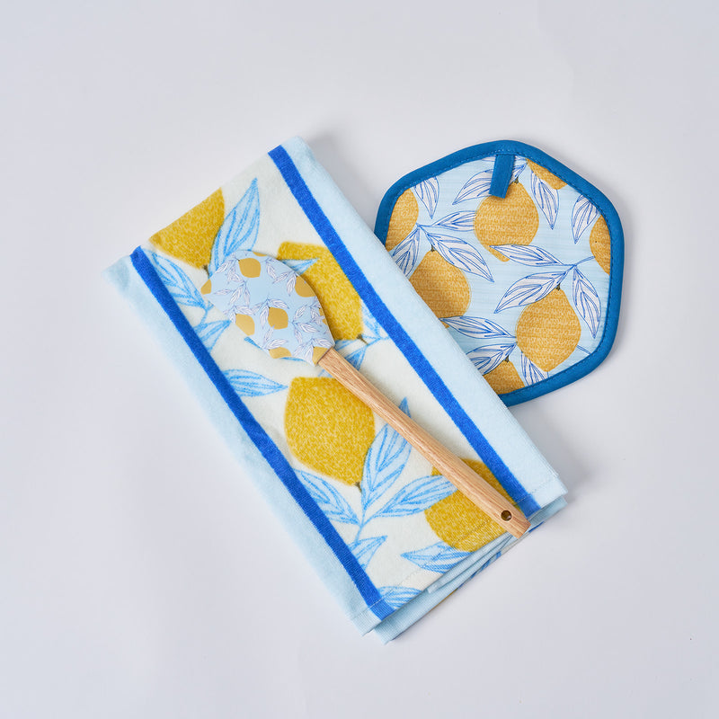 Lemons in a Line Kitchen Towels, 2 pack