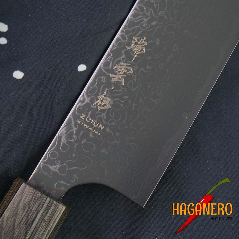 Gyuto Japanese kitchen knife Seki Kanetsugu Zuiun Kiwami 9505 21cm