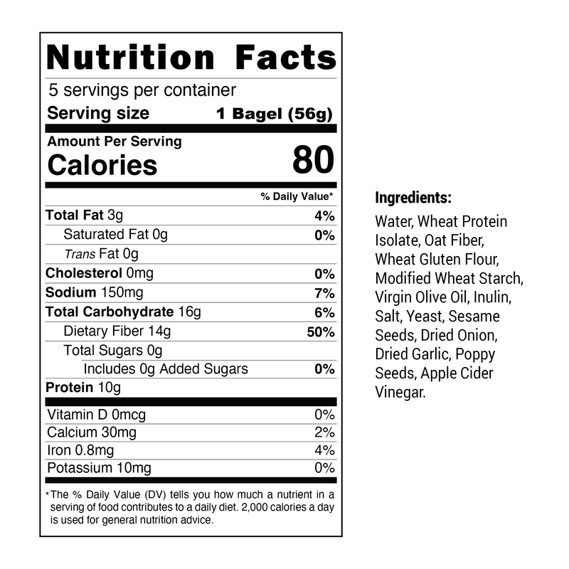 Inspire Protein Kitchen Bagels, 10oz (284g)