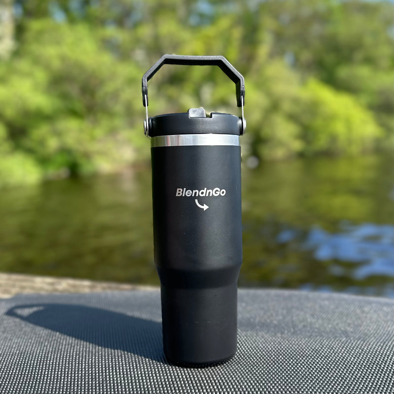 BlendnGo Travel Essential Flip Straw Tumbler