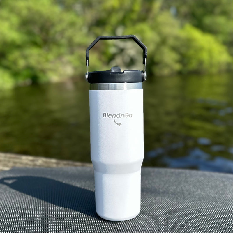 BlendnGo Travel Essential Flip Straw Tumbler