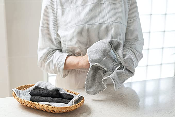 Shirayuki Bincho Charcoal Blend Japanese Kitchen Cloth