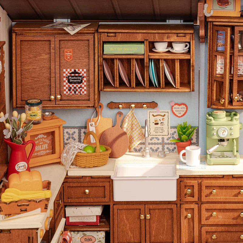 Rolife Baking Kitchen DIY Miniature House DG172