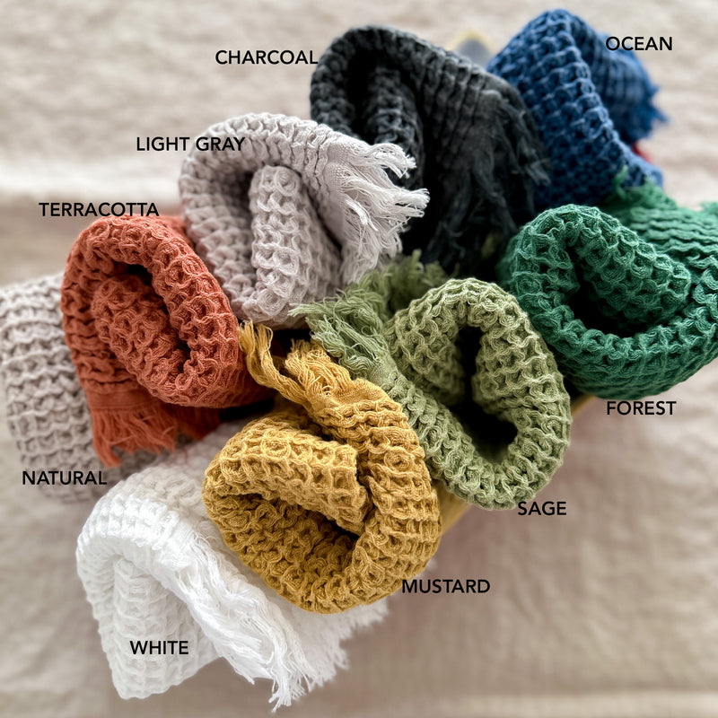 Natural Waffle Kitchen Towel