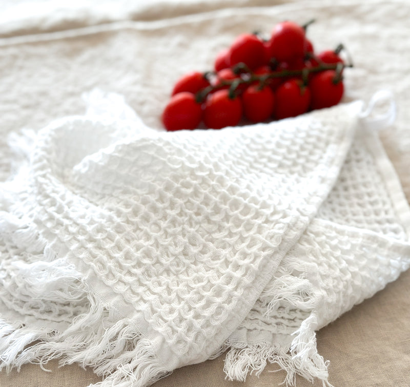 Natural Waffle Kitchen Towel