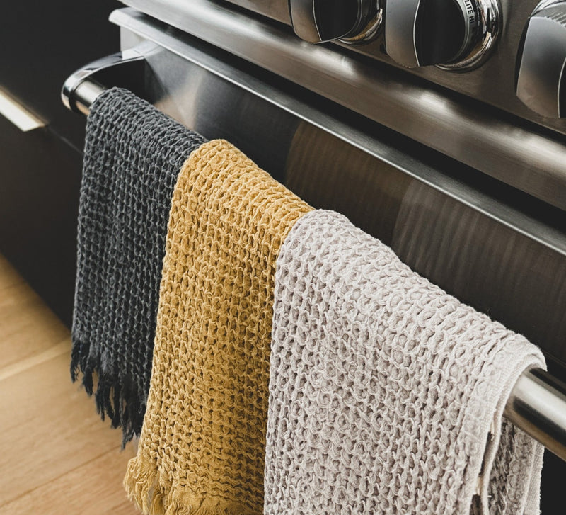 Natural Waffle Kitchen Towel