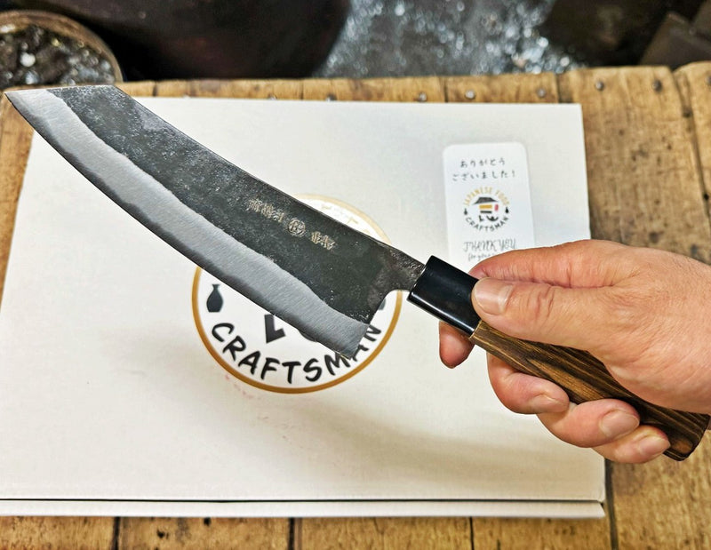 Curved Back 'Bunka' Kitchen Knife
