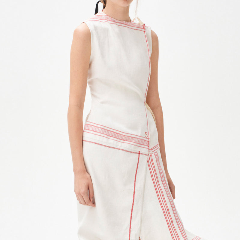 Kitchen Towel Wrap Dress