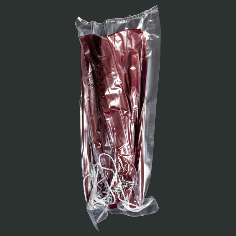 Case of 12 - 10 packs of Mahogany Summer Sausage Casings Pack 2.5