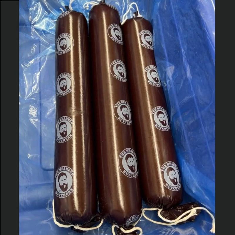Case of 12 - 10 packs of Mahogany Summer Sausage Casings Pack 2.5