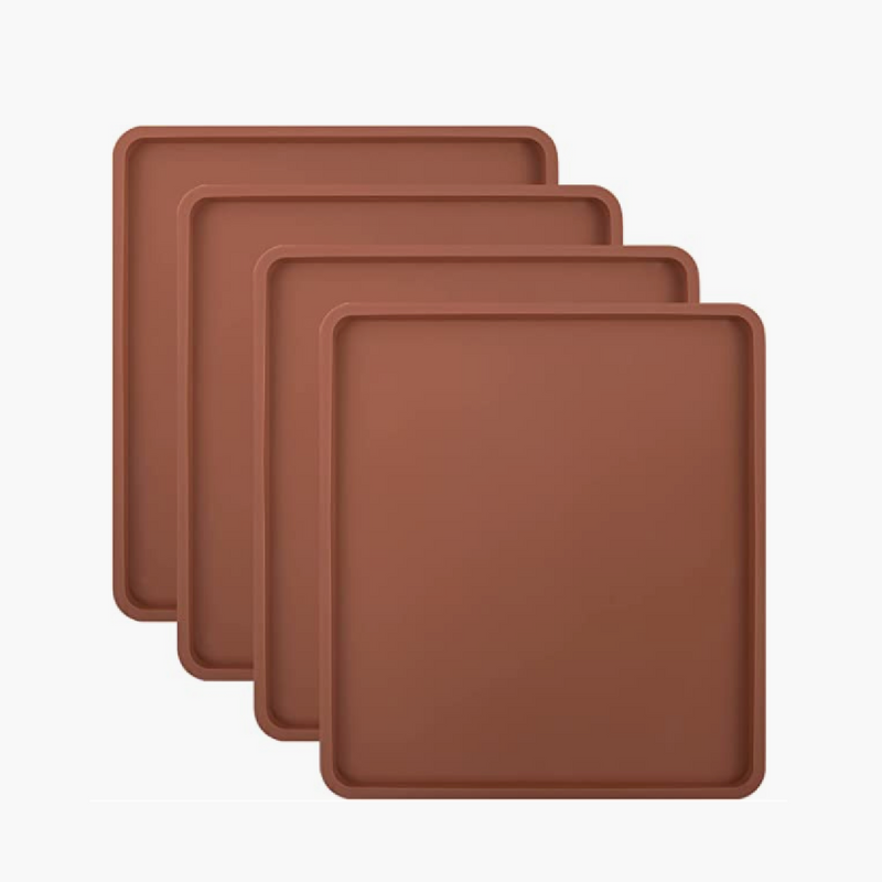 Dehydrator Fruit Leather Mats (Brown, 4 Pack)