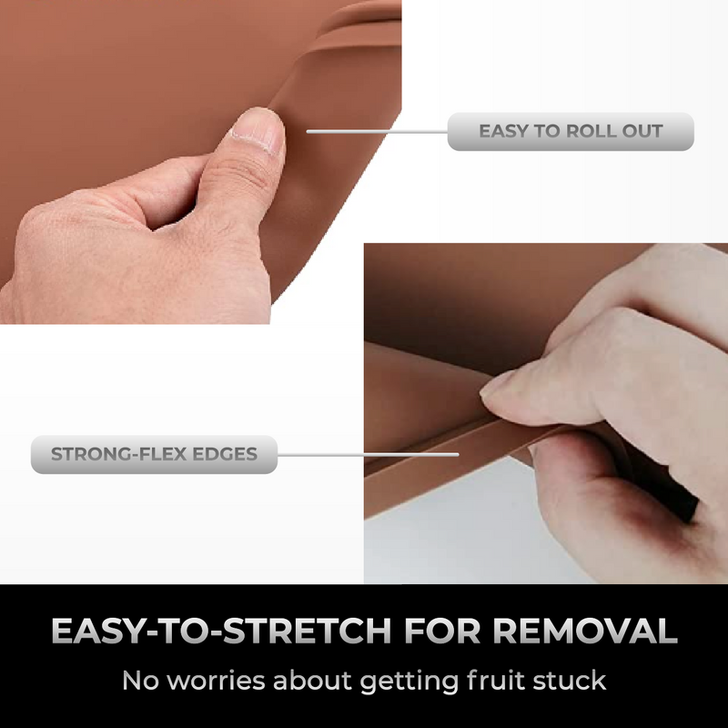 Dehydrator Fruit Leather Mats (Brown, 4 Pack)