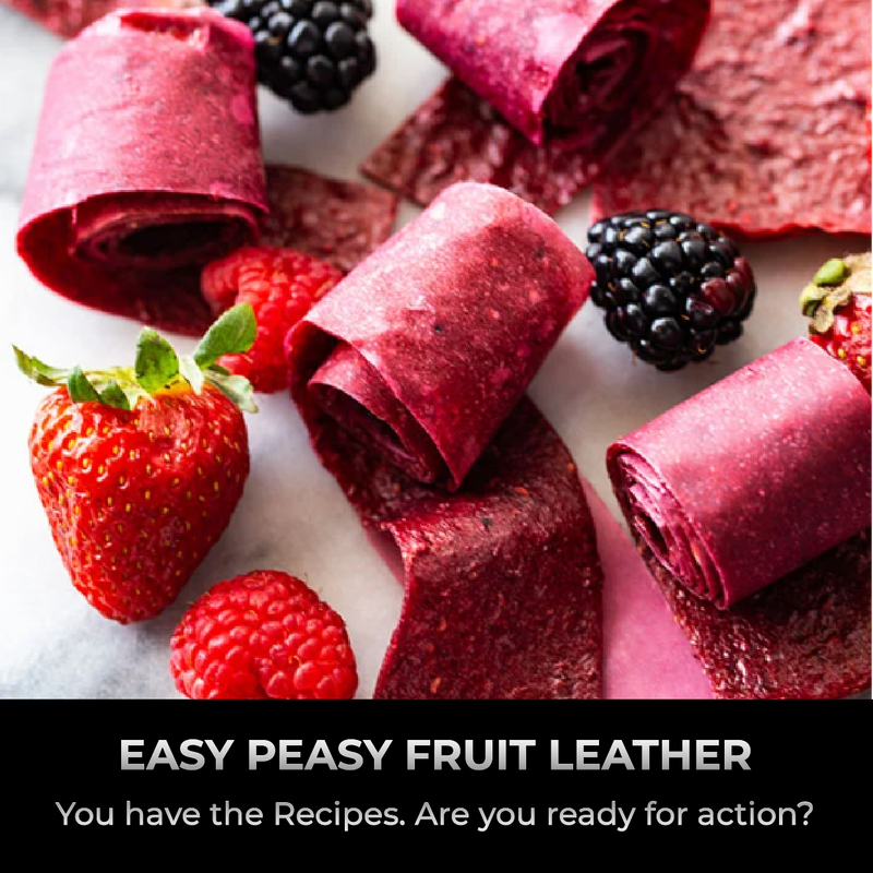 Dehydrator Fruit Leather Mats (Brown, 4 Pack)