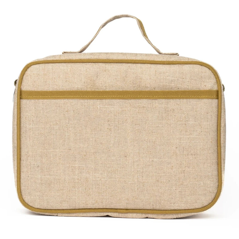 SoYoung Insulated Lunch Bag - Toxin Free Lining, Washable Linen Outer