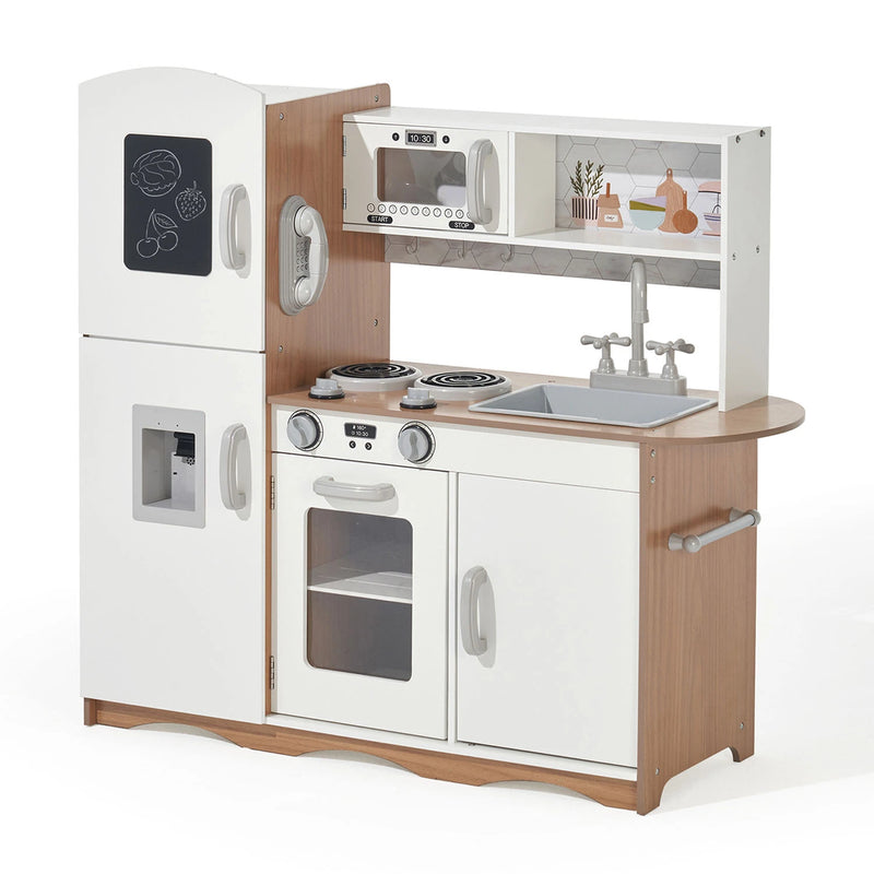 Signature Modern Wooden Play Kitchen - White