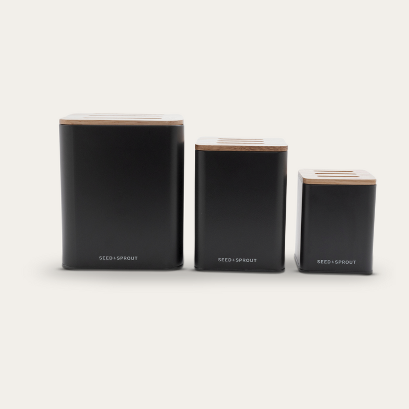 Vegetable Storage Containers | Liquorice | Pre Order