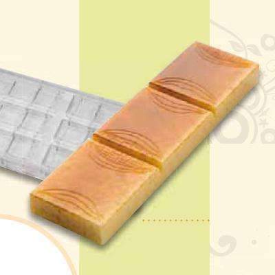 35g Half Cocoa Bean Bar Chocolate Mould