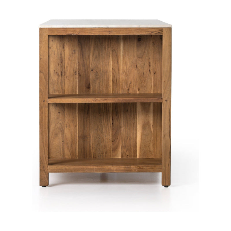 Four Hands Indira Kitchen Island-Smoked Acacia MDP