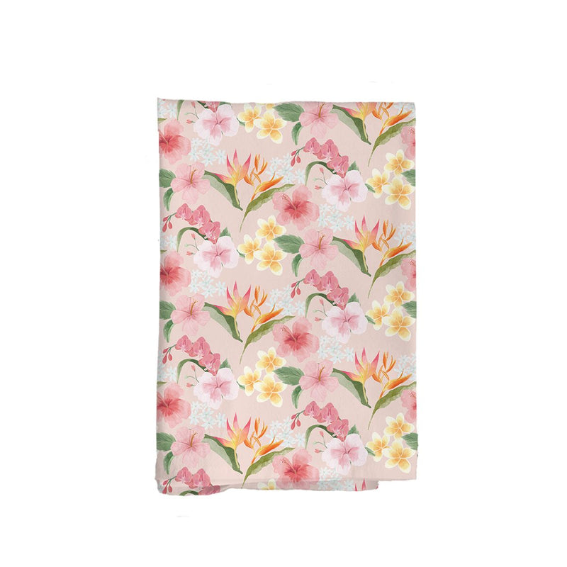 Aloha Flower Flour Sack Kitchen Towel