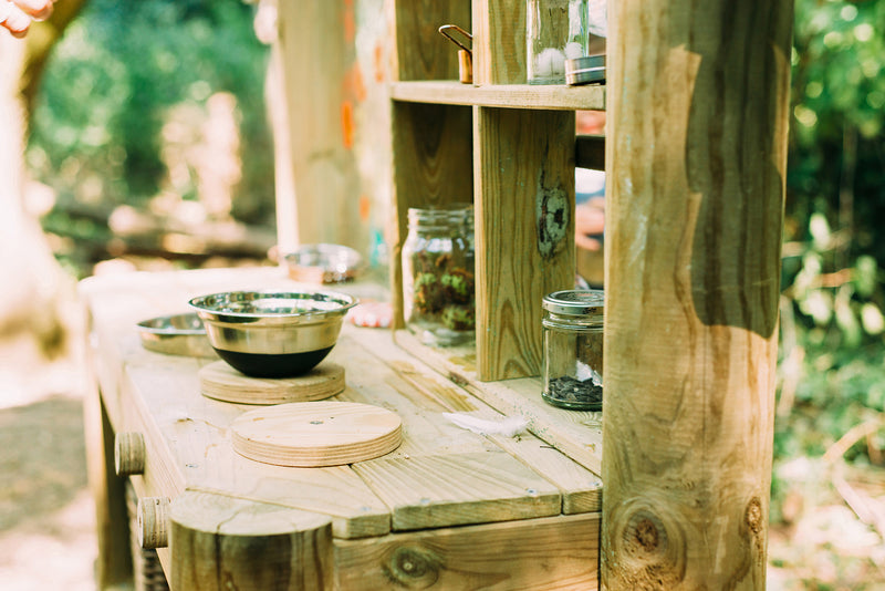 Wooden Outdoor Mud Kitchen