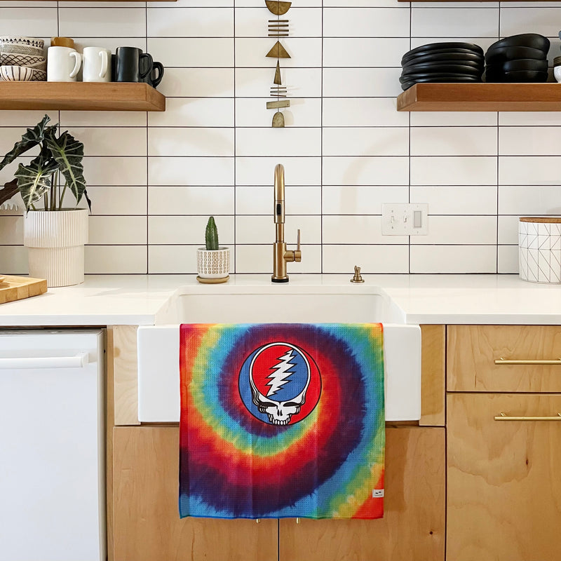 Rise Up Quick-Dry Kitchen Towel | Grateful Dead x Slowtide