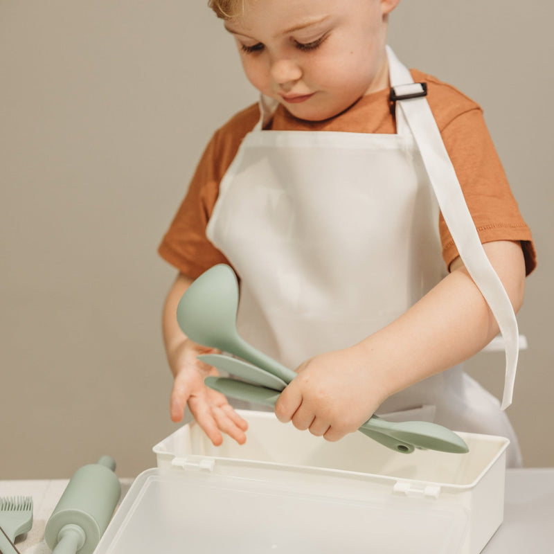 Mini Chef Kids Cooking Kitchen Utensils Set