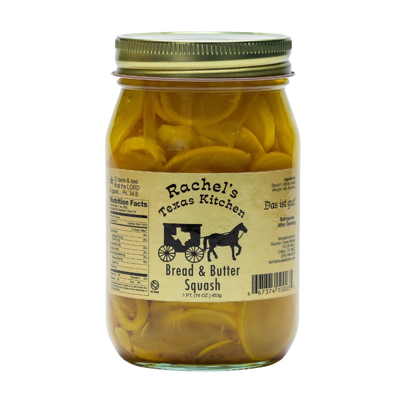 Bread & Butter Squash | Rachel’s Texas Kitchen
