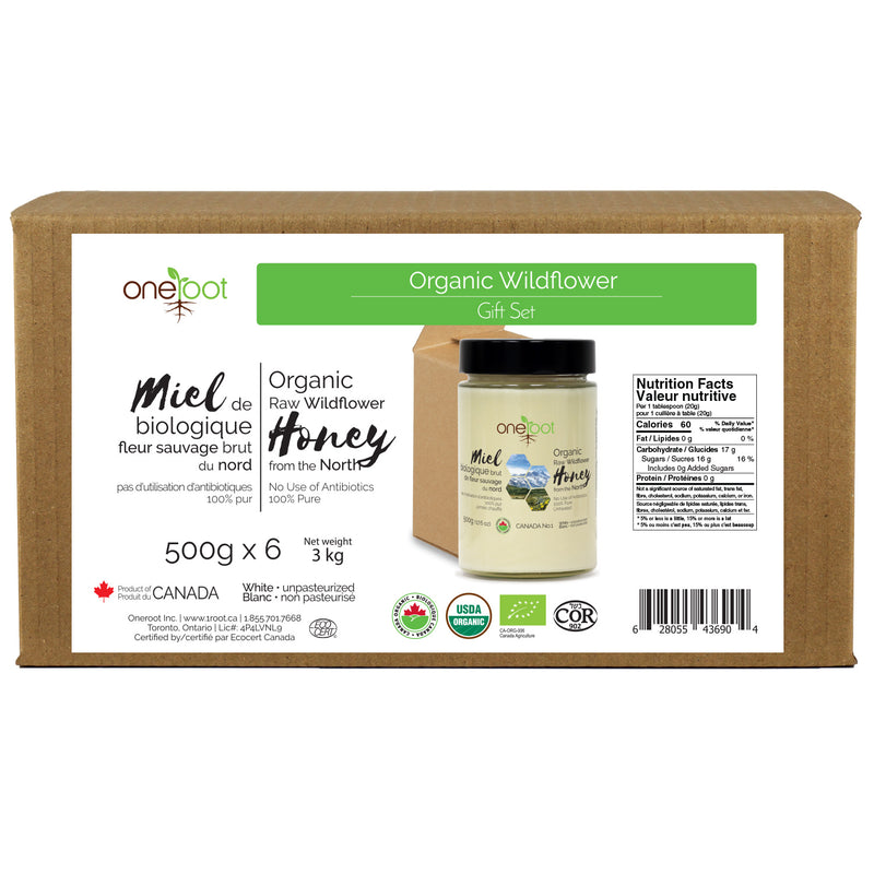 Organic Honey Gift Box - 500g x6