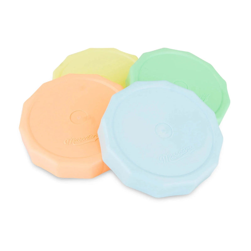 Masontops FOUR COLOUR Tough Top Airtight Lids - WIDE MOUTH