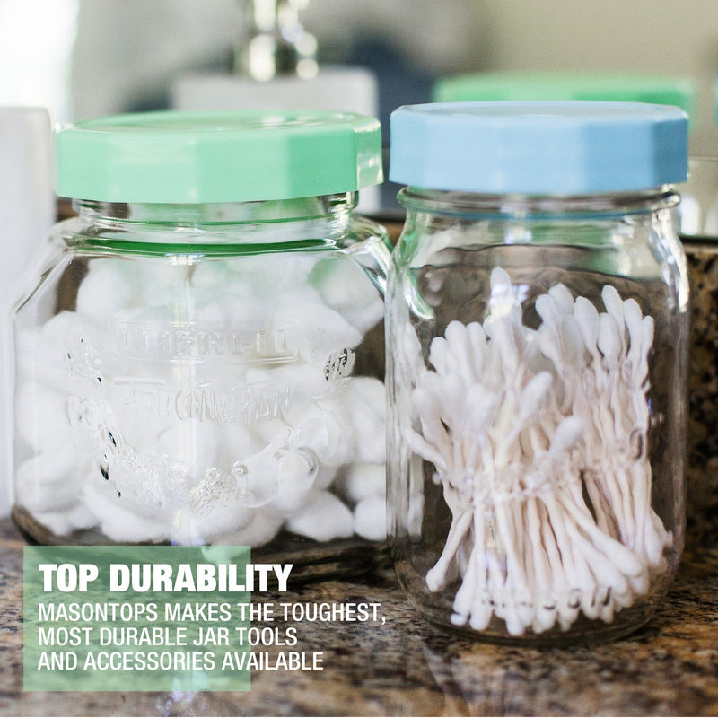 Masontops FOUR COLOUR Tough Top Airtight Lids - WIDE MOUTH