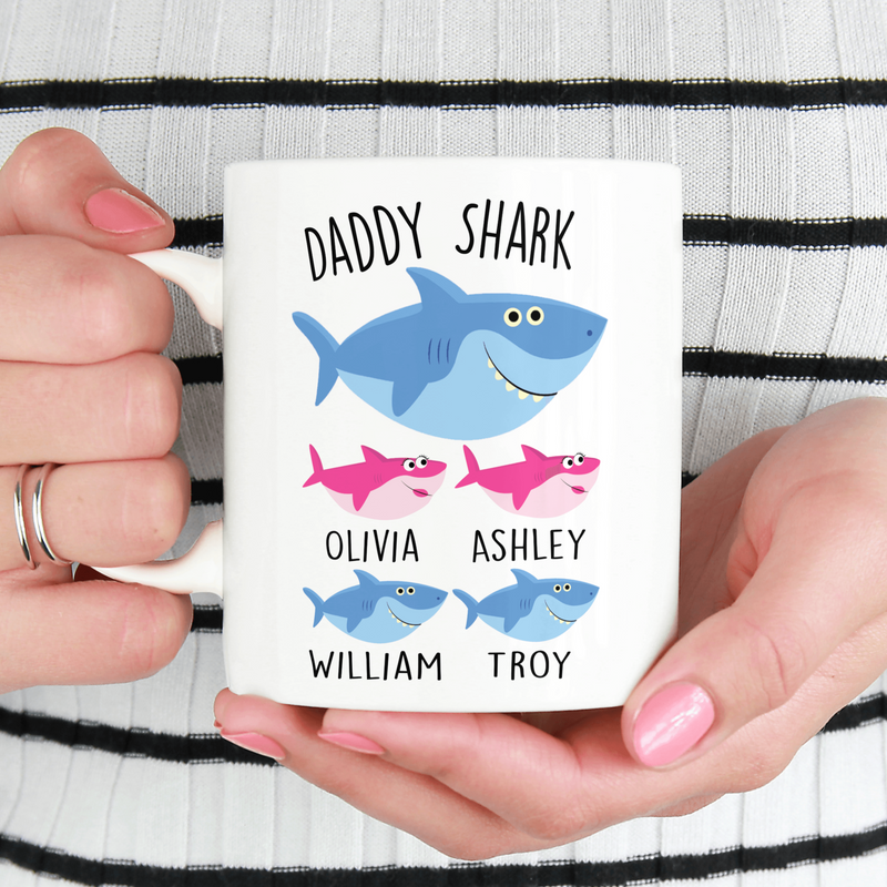 Daddy Shark Do Do Do Mug - Personalized