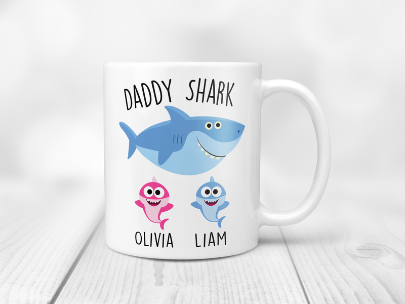 Daddy Shark Do Do Do Mug - Personalized