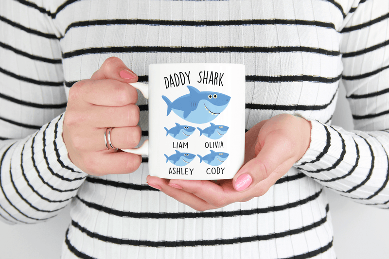 Daddy Shark Do Do Do Mug - Personalized