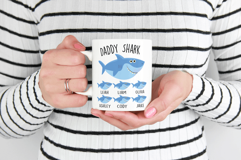 Daddy Shark Do Do Do Mug - Personalized