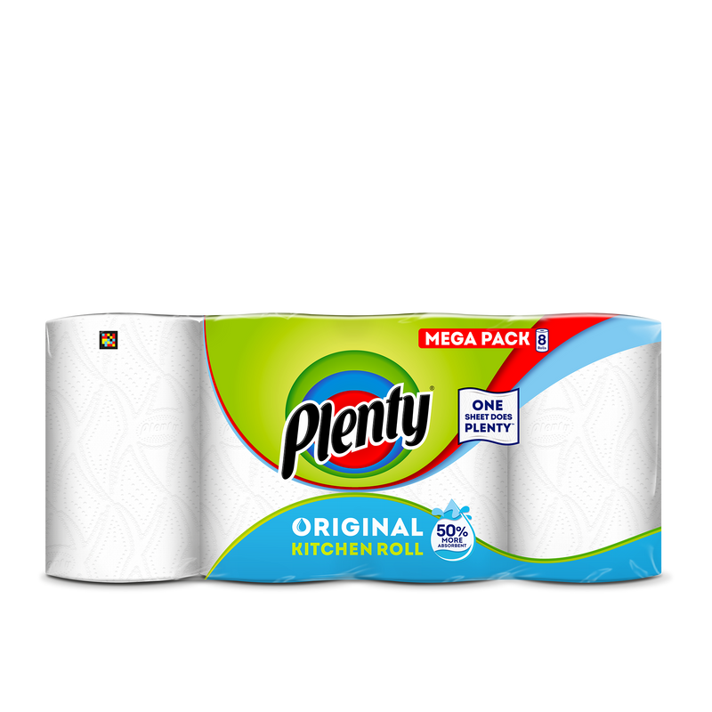 Plenty Kitchen Towel 800 Sheets (8 Roll)