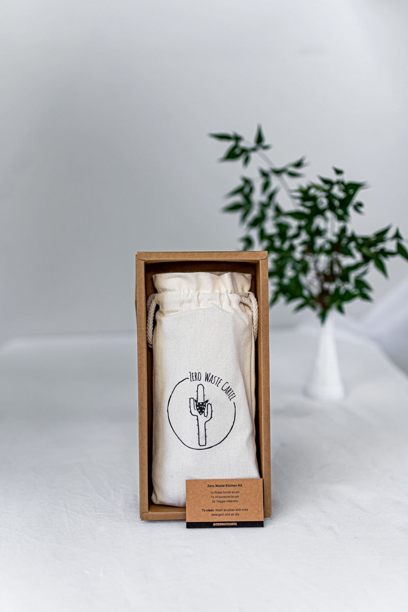 Zero Waste Kitchen Kit - Wooden Dish Brushes (4-Pack)