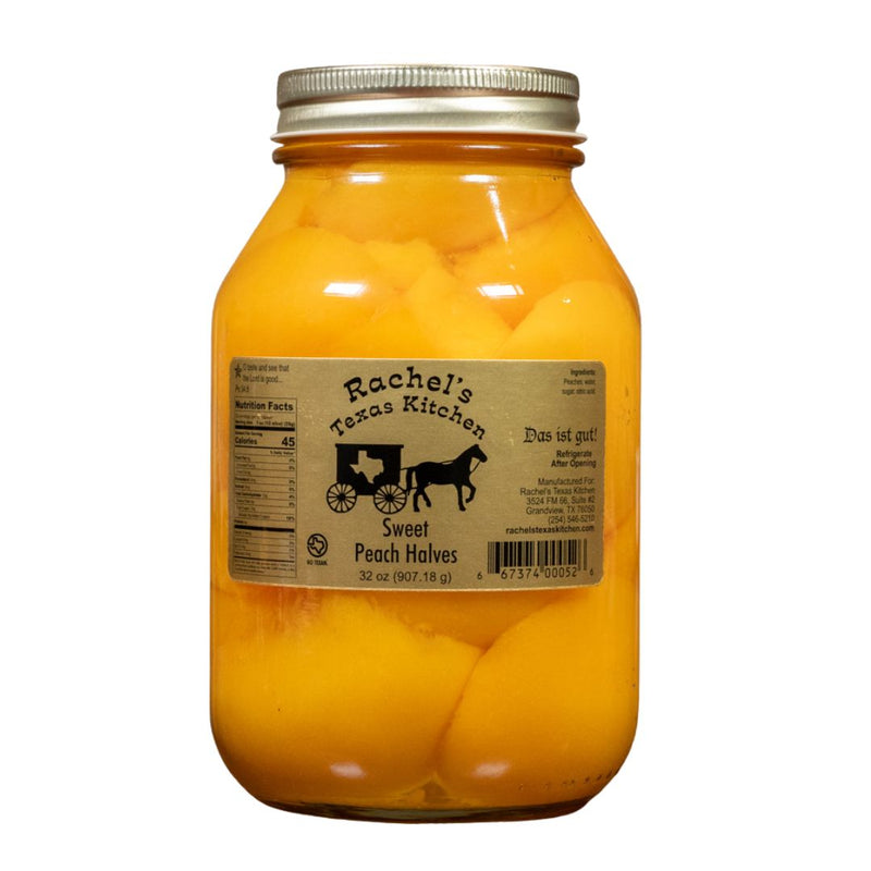 Sweet Peach Halves | Rachel’s Texas Kitchen