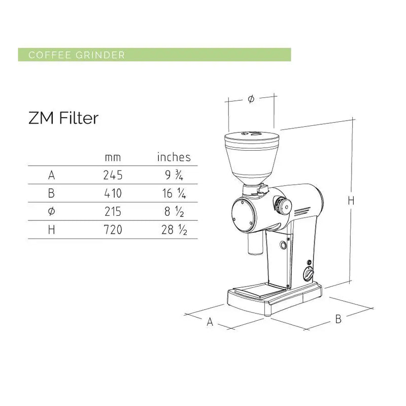 Mazzer ZM Filter Coffee Grinder