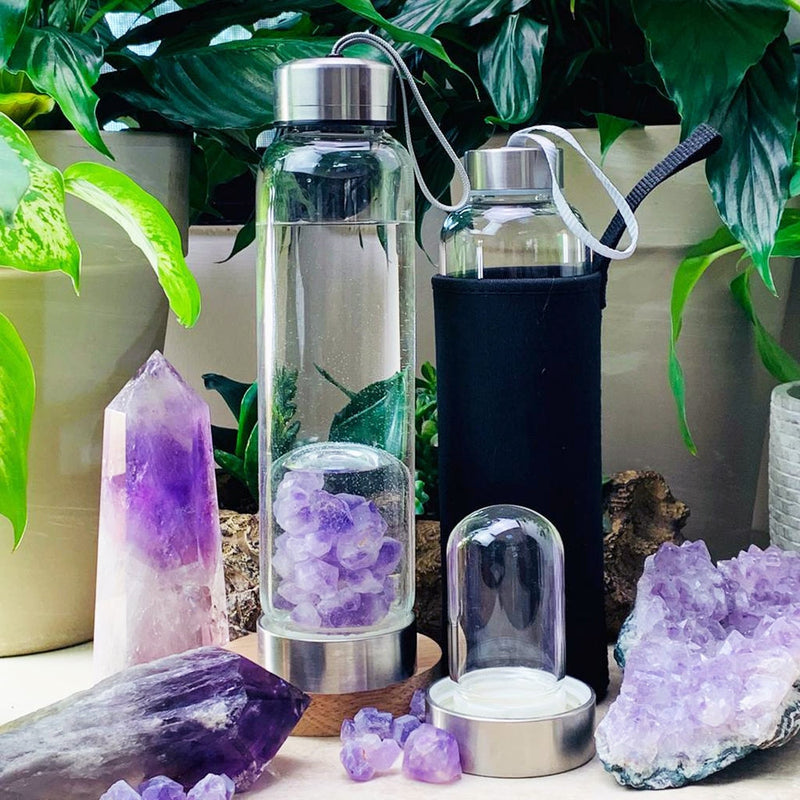 Amethyst Fairy Amethyst Gem Pod Water Bottle 