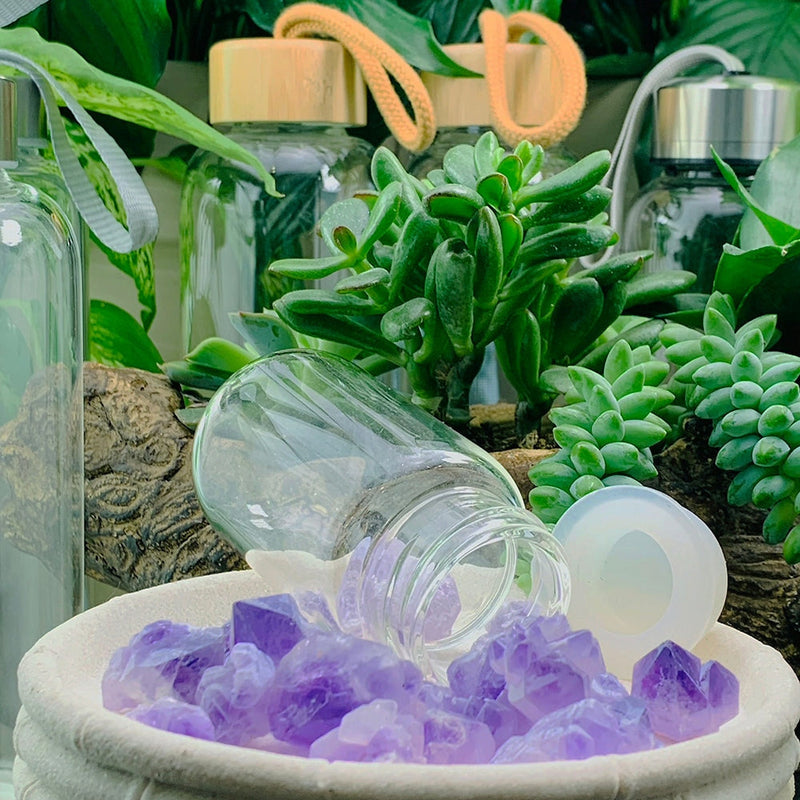 Amethyst Fairy Amethyst Gem Pod Water Bottle 