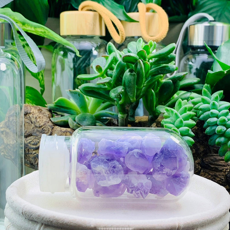 Amethyst Fairy Amethyst Gem Pod Water Bottle 