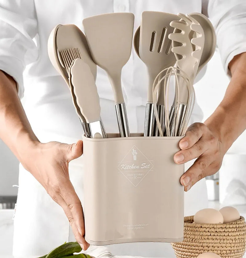 13 Piece Silicone Utensil Set