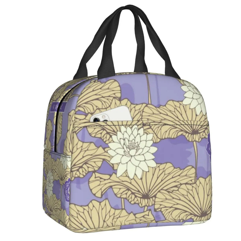 Japanese-theme Floral Insulated Lunch Bag Collection