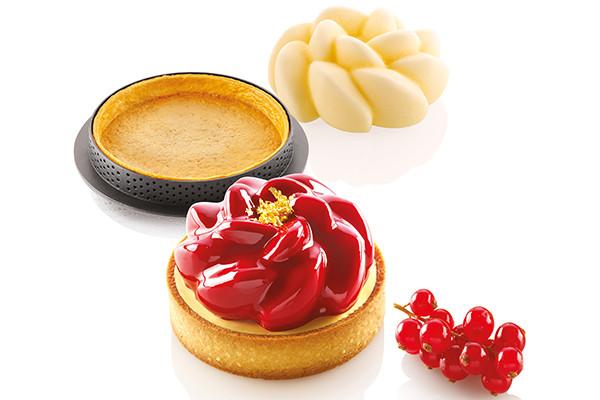 Silikomart™ Kit Tart Ring Fleur Silicone Mould
