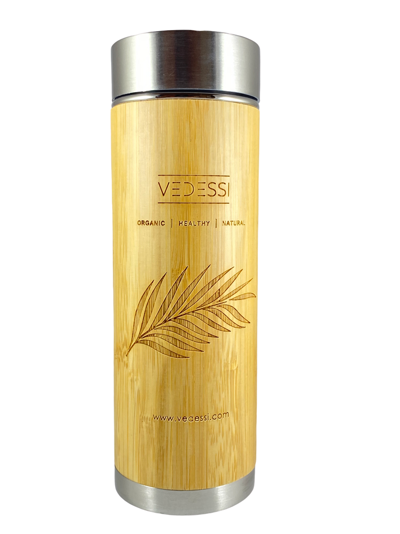 Bamboo Tumbler with Strainer