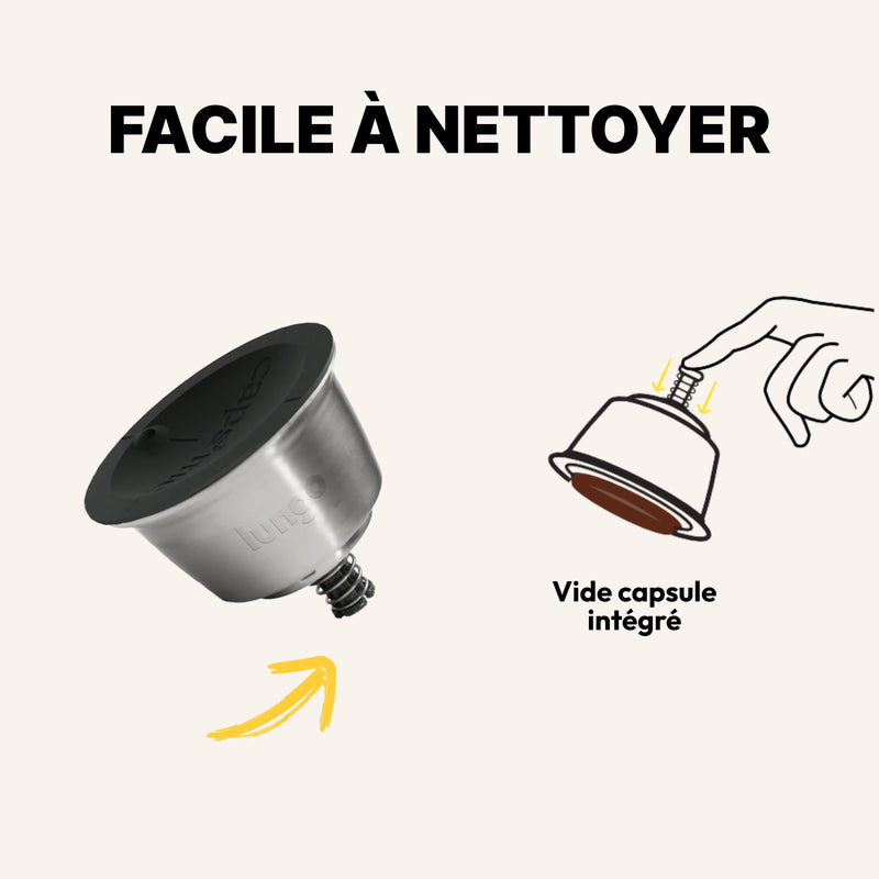 Capsule réutilisable & rechargeable Caps'me compatible Nescafé® Dolce Gusto®